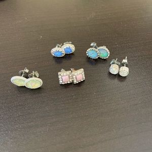 5 pairs earrings